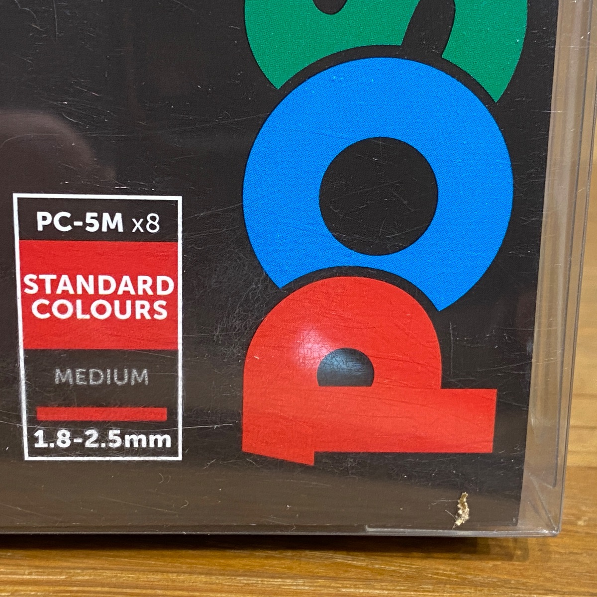 Uni Posca Paint Markers Pens Permanent Standard Colours PC-5M (Set of 8) PC-5M 5012788065619 (Brand New)