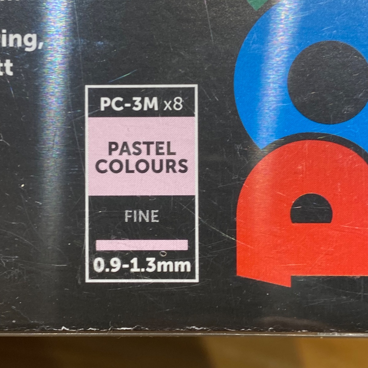 2 x Uni Posca Paint Markers Pens Pastel and Vibrant Tones Colours (12 Marker) 238212174 5012788014624