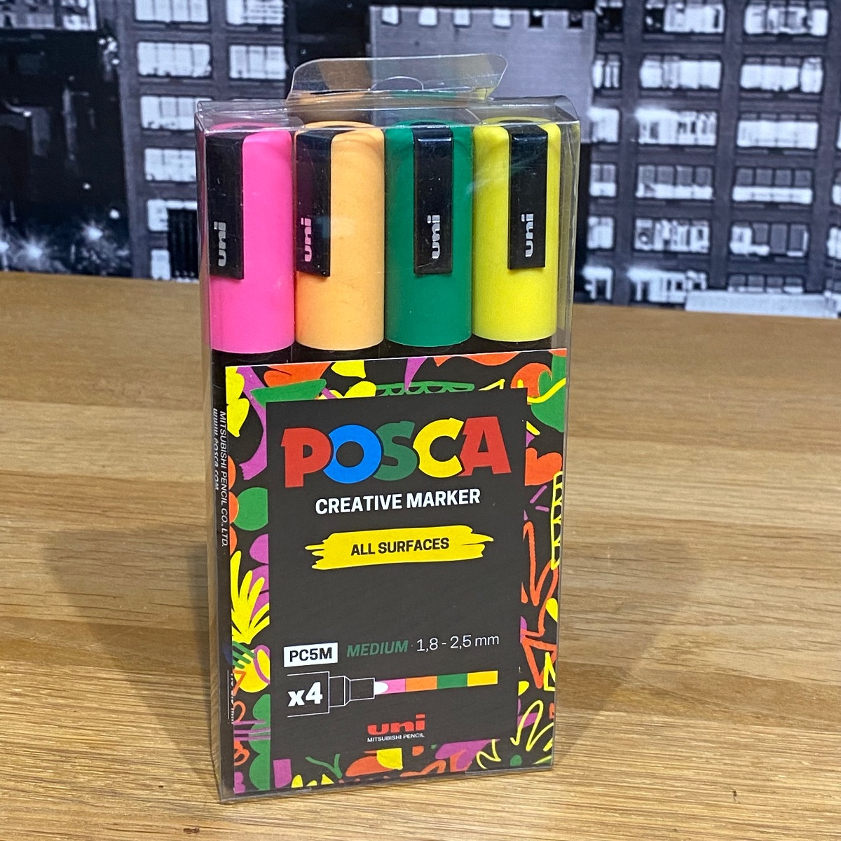 2 x Uni Posca Paint Markers Pens Pastel and Vibrant Tones Colours (12 Marker) 238212174 5012788014624