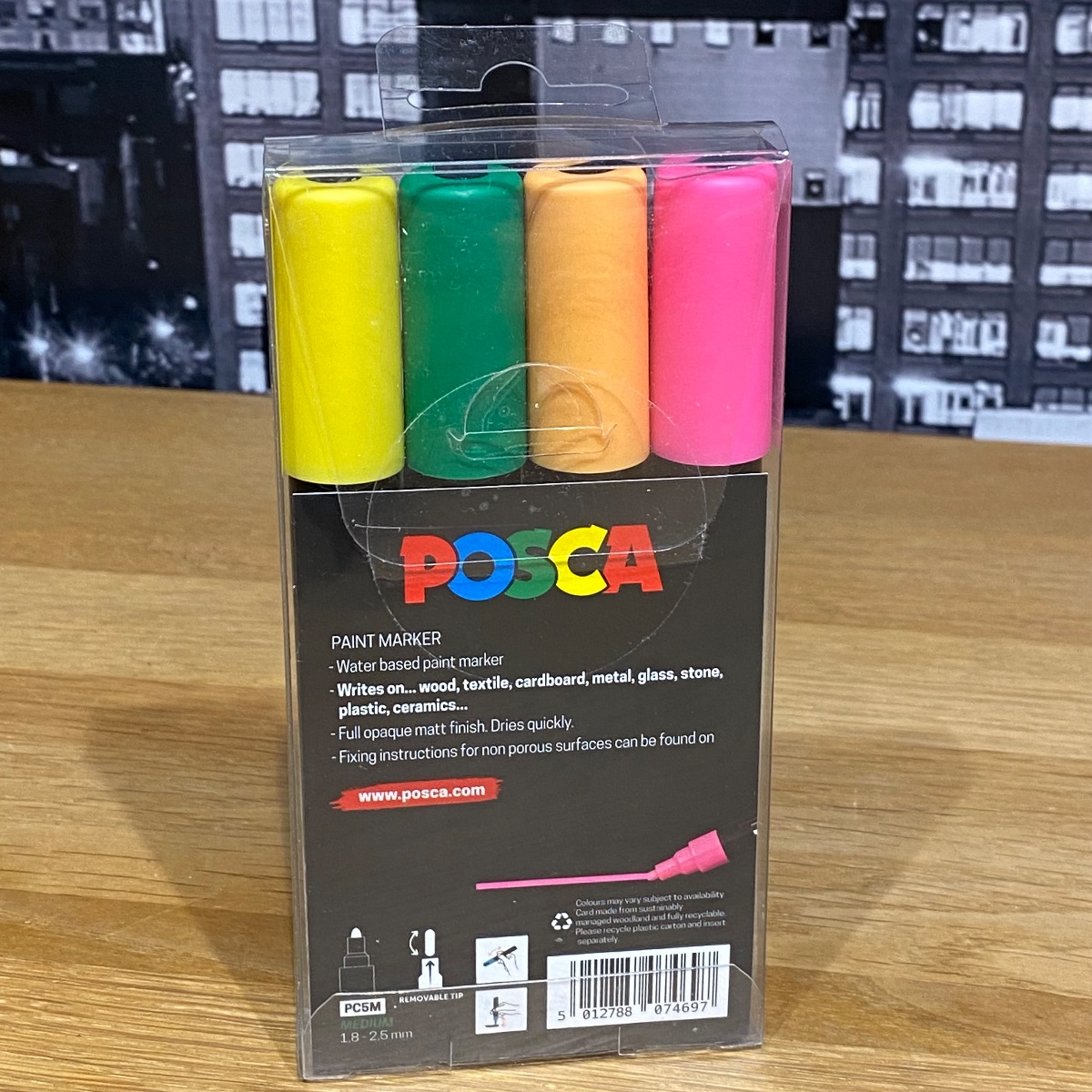 2 x Uni Posca Paint Markers Pens Pastel and Vibrant Tones Colours (12 Marker) 238212174 5012788014624
