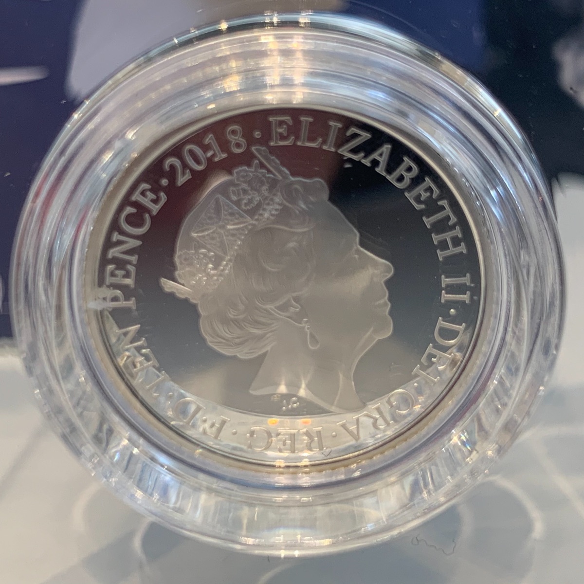 2018 10p Letter Coin N Marks the Spot Silver Proof Royal Mint Hunt Alphabet A 5026177405696