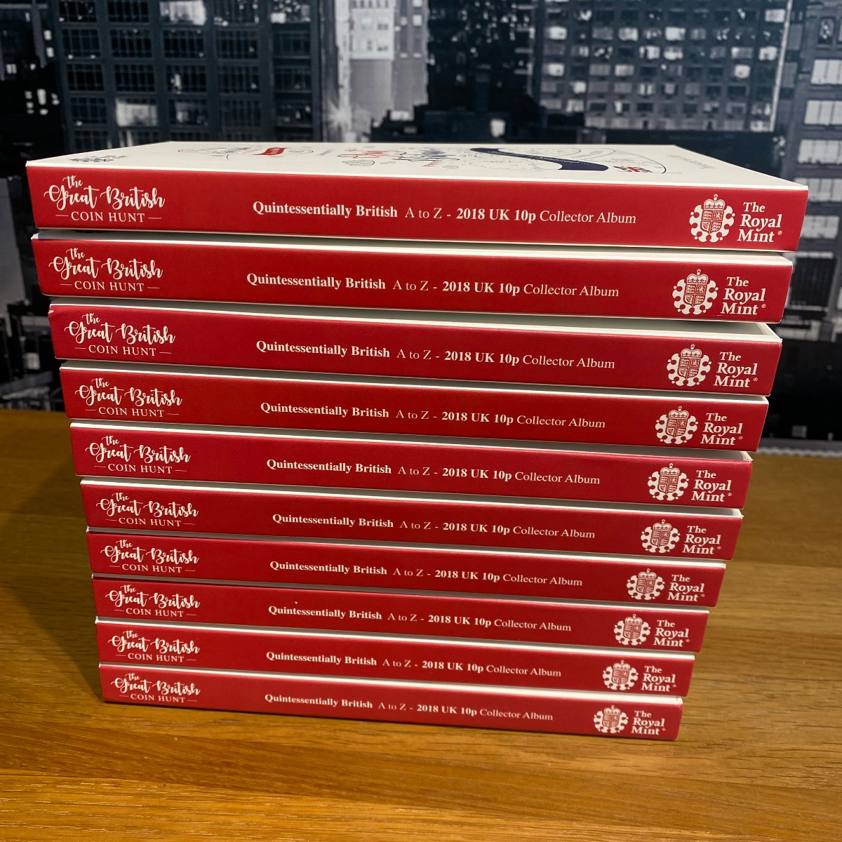 2018 10p Letter Coins Album Folder Collectors GBCH UK New UK18CHCA 5026177405252 (Brand New)