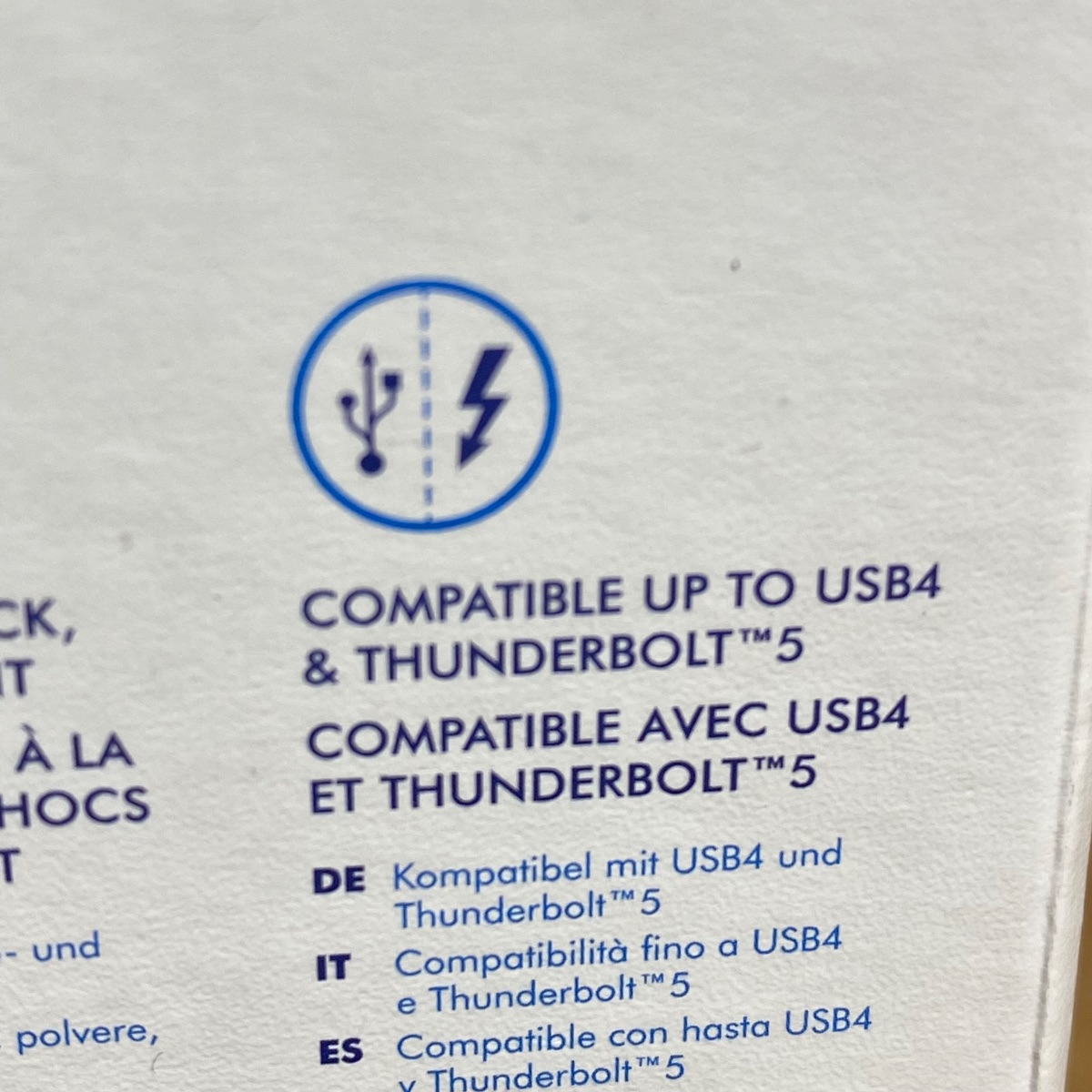 2TB LaCie Rugged Mini SSD, USB 3.2 Gen 2x2, 2000MB/s, IP54, Portable External SS HRQ72ZM/A 8719706044707