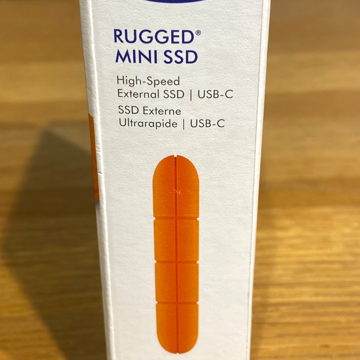 2TB LaCie Rugged Mini SSD, USB 3.2 Gen 2x2, 2000MB/s, IP54, Portable External SS HRQ72ZM/A 8719706044707