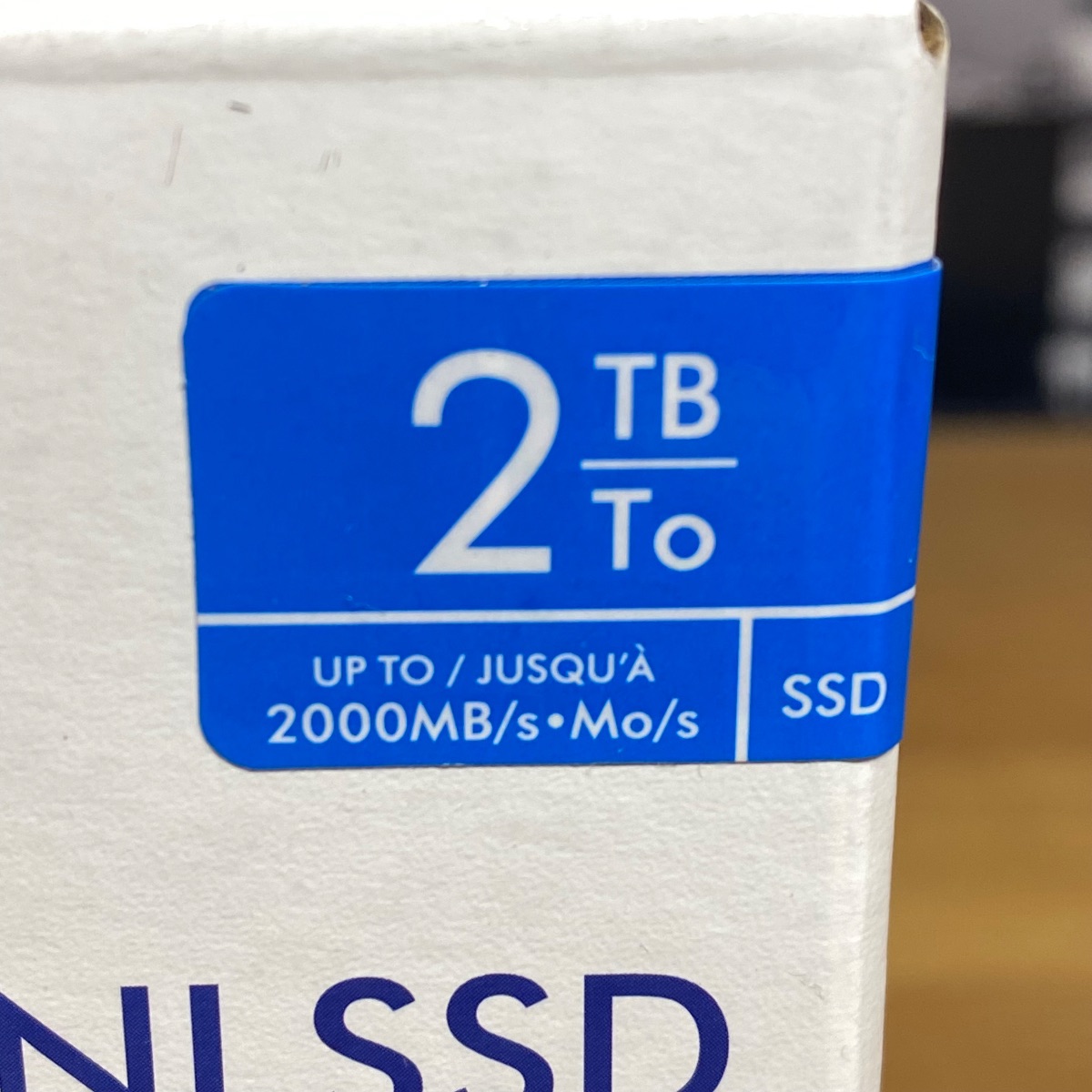 2TB LaCie Rugged Mini SSD, USB 3.2 Gen 2x2, 2000MB/s, IP54, Portable External SS HRQ72ZM/A 8719706044707