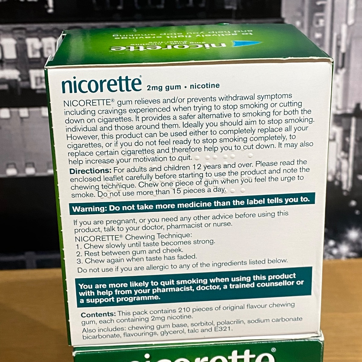  NICORETTE GUM