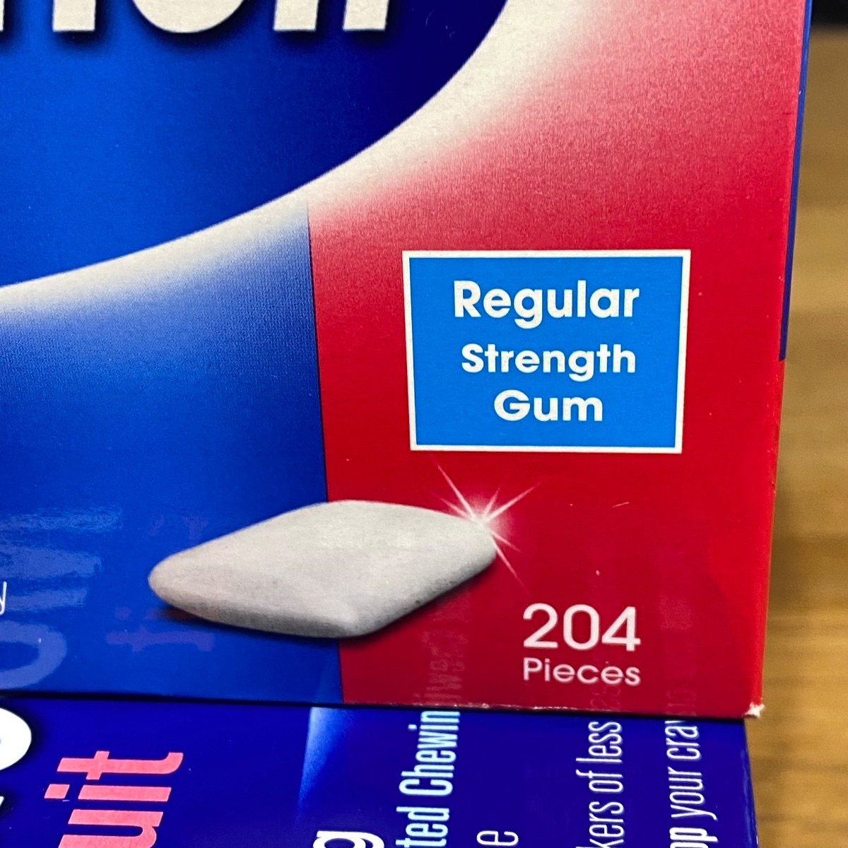 2x Nicotinell 2mg Nicotine Gum Fruit Flavour 204 Pieces Quit Smoking Aid 3360526 5012131586907