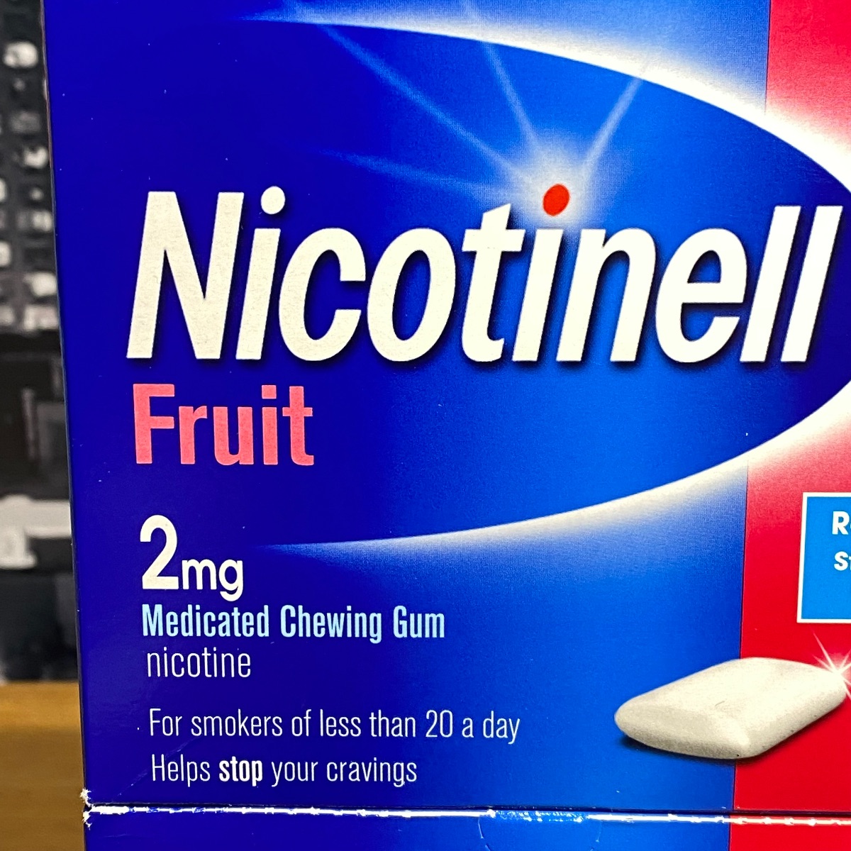2x Nicotinell 2mg Nicotine Gum Fruit Flavour 204 Pieces Quit Smoking Aid 3360526 5012131586907