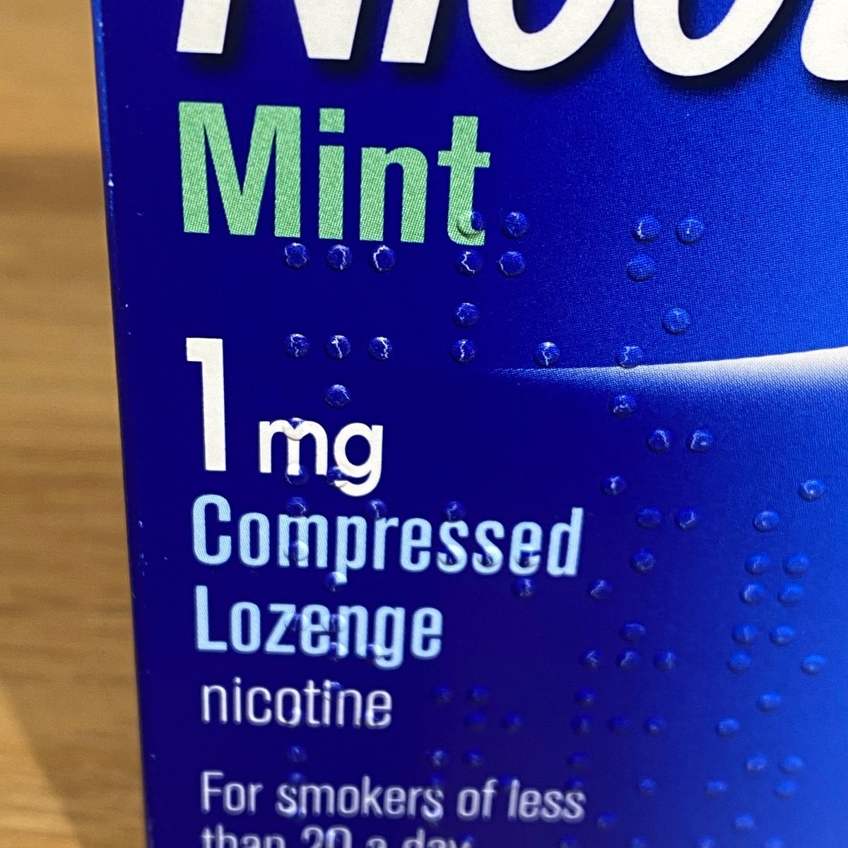 2x Nicotinell Mint 1mg Compressed Lozenge Nicotine Sugar-Free 144 Pieces 2403361