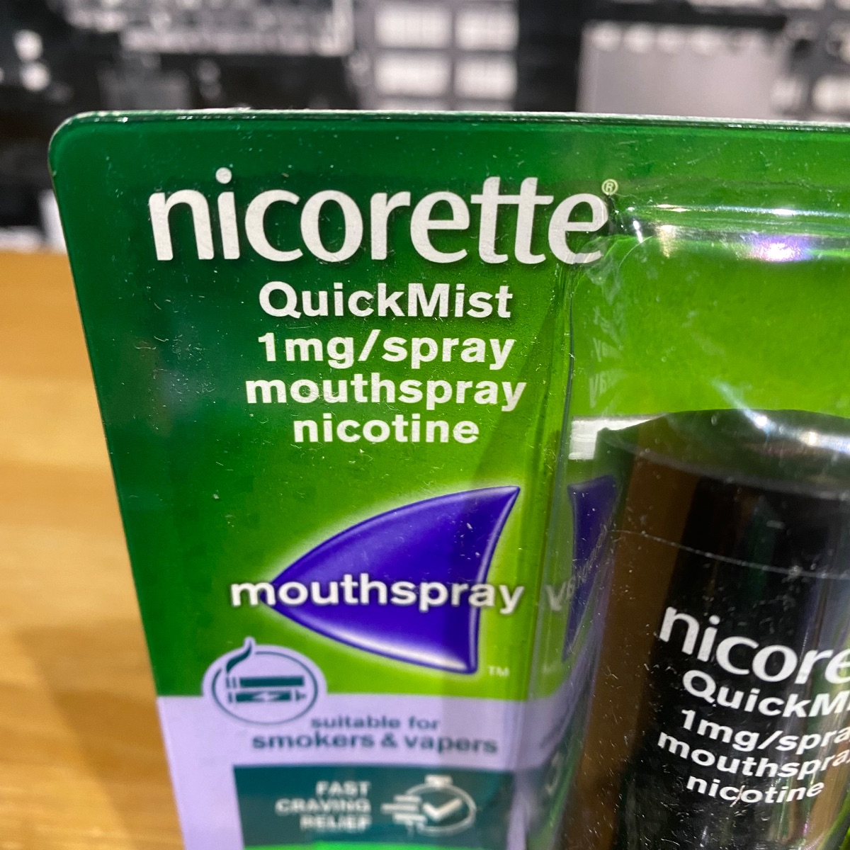 4x Nicorette Freshmint Duo Quickmist Mouthspray 8 x 150 Sprays Nicotine 1mg MOUTH SPRAY