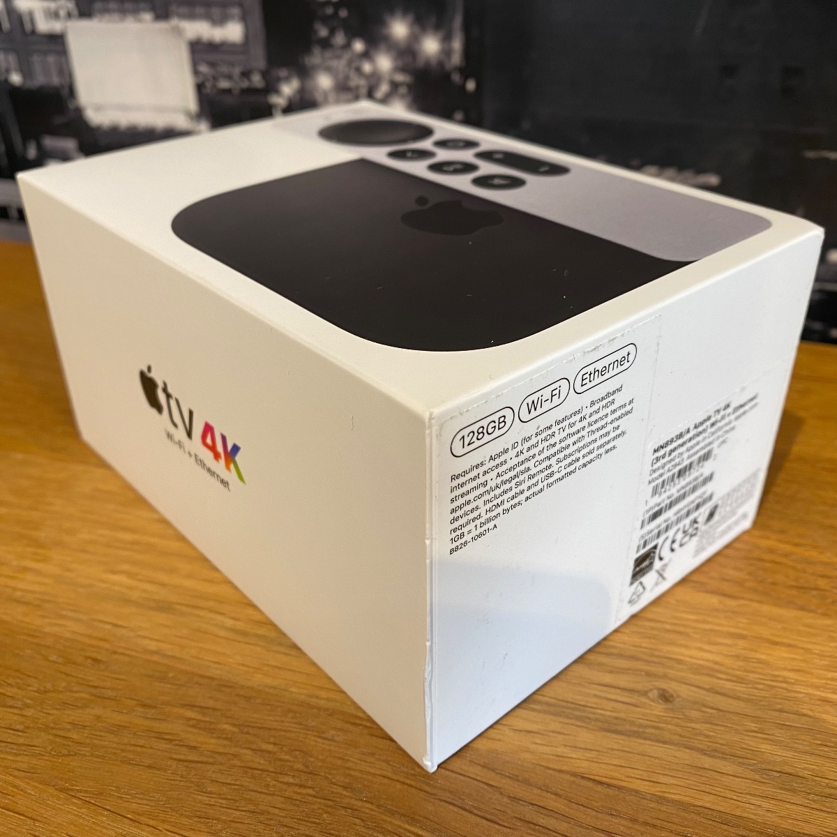 Apple Apple TV 4K 128GB TV 4K Smart Box WiFi Netflix BBC iPlayer Black Boxed MN893BA 194253097242 (Brand New)
