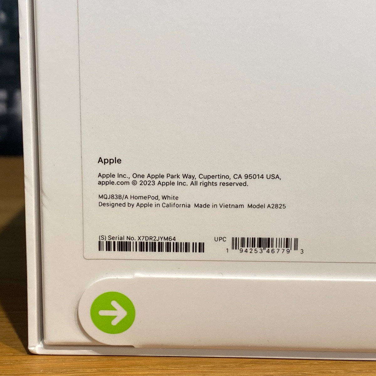 Apple HomePod 2nd Generation Smart Speaker with Siri White Sealed 100% Original MQJ83B/A 0194253467793 (Brand New)