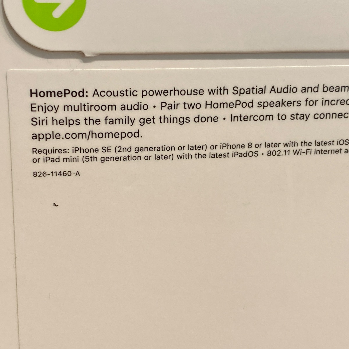 Apple HomePod 2nd Generation Smart Speaker with Siri White Sealed 100% Original MQJ83B/A 0194253467793 (Brand New)