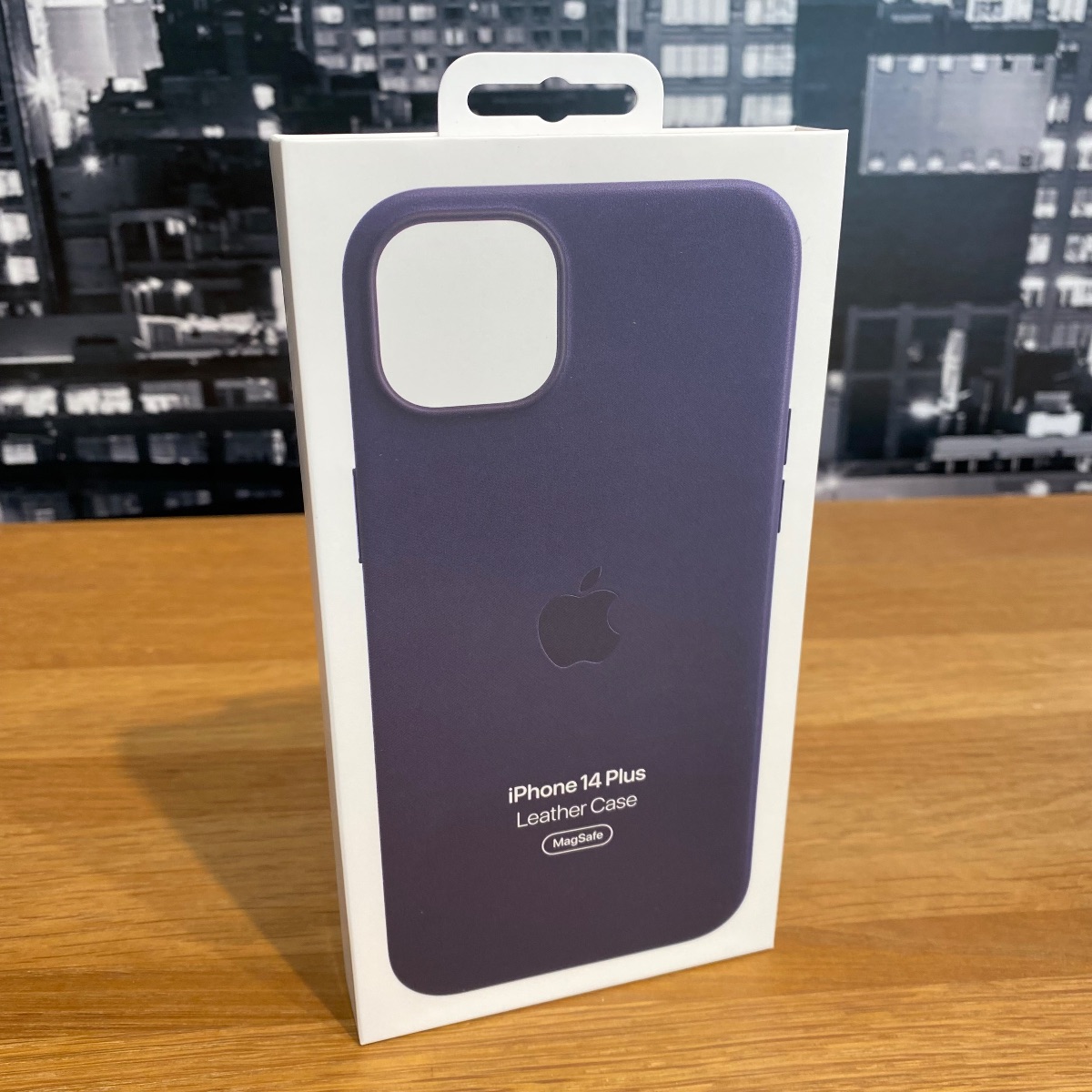 MOBESV Leather Case With Stand [Logo View] For IPhone 14 PRO Max