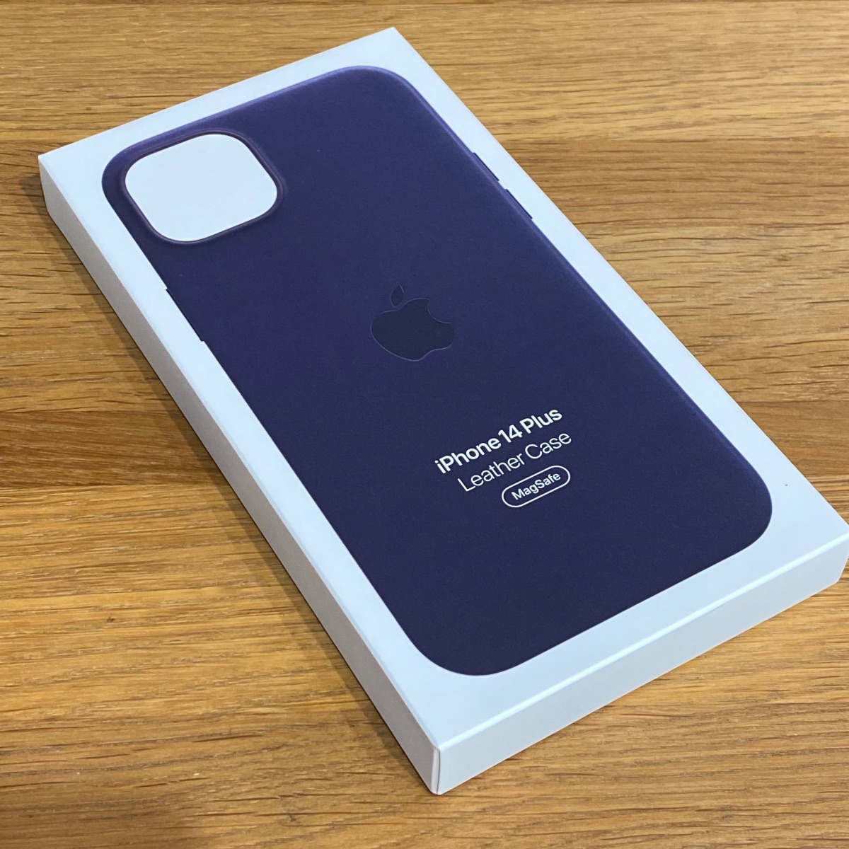 Apple iPhone 14 Plus Case Ink Dark Navy Leather MagSafe Protect