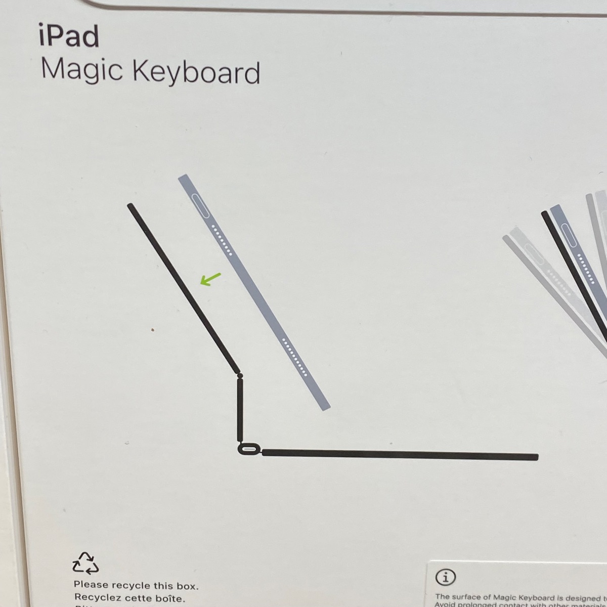 Apple Magic Keyboard iPad Air 11-inch M2 M3 British English White Original MDFV4B/A 195950217957
