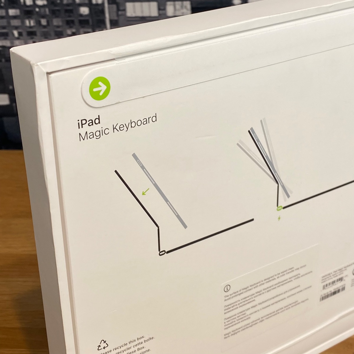 Apple Magic Keyboard iPad Pro 11" M4 British English White Sealed 100% Original MWR03BA 195949482199 (Brand New)