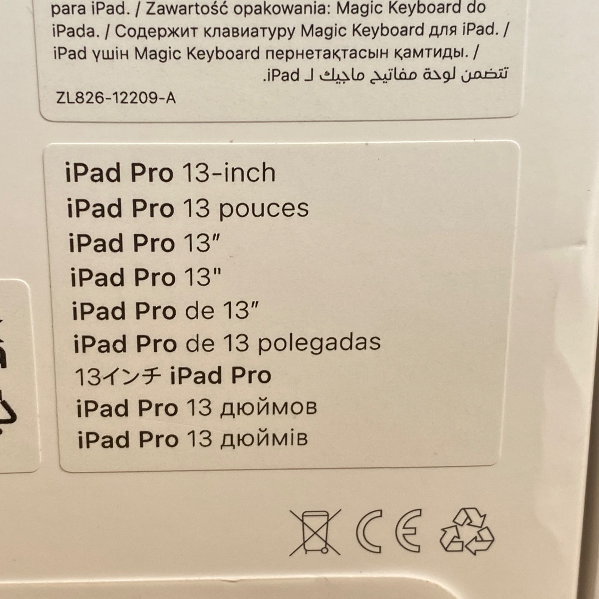 Apple Magic Keyboard iPad Pro 13" M4 British English Black Sealed 100% Original MWR53B/A 195949484056 (Brand New) Apple Magic Keyboard iPad Pro 13" M4 British English Black Sealed 100% Original MWR53B/A 195949484056 (Brand New)
