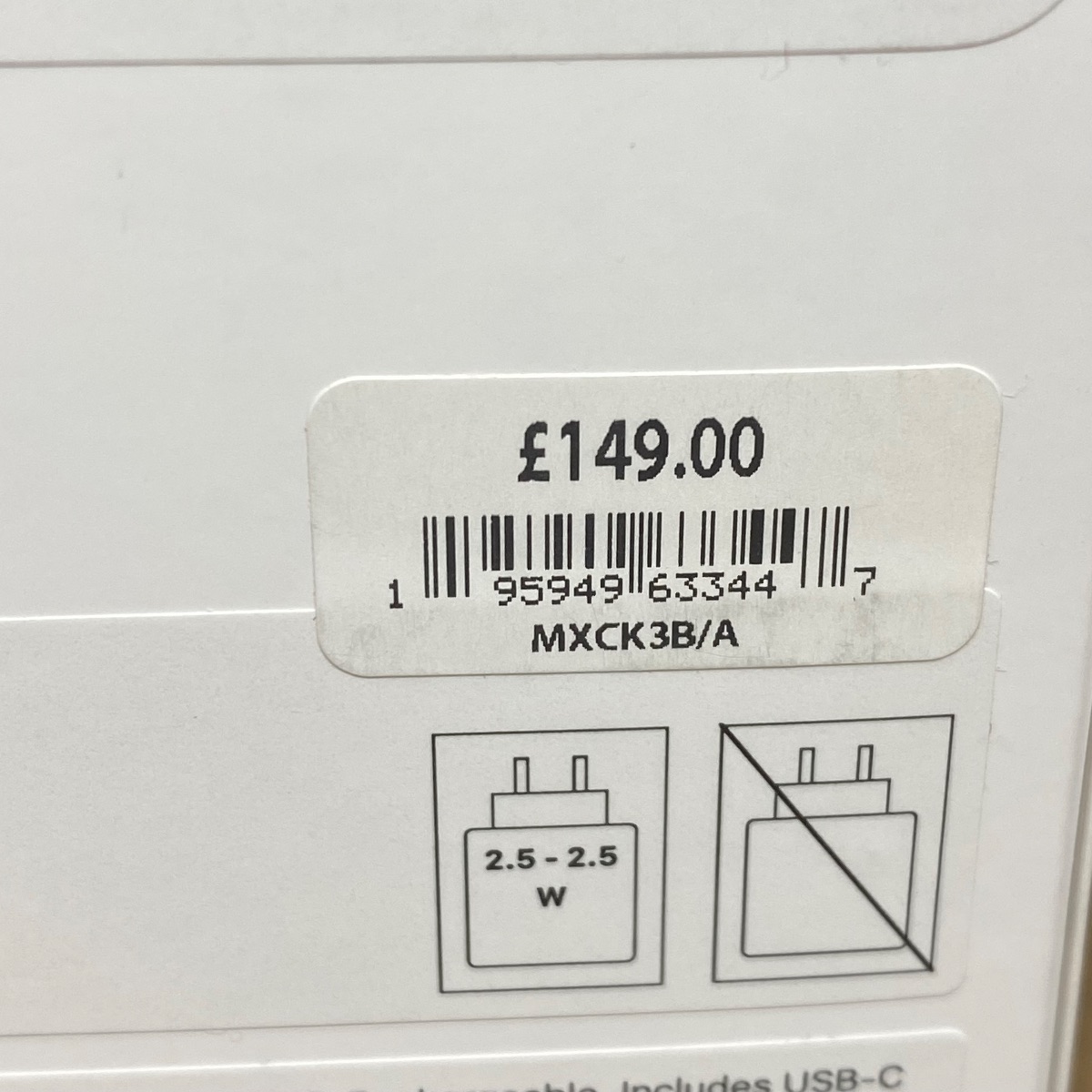 Apple Magic Keyboard Touch ID USB–C Apple Silicon British White Original MXCK3B/A 195949633447