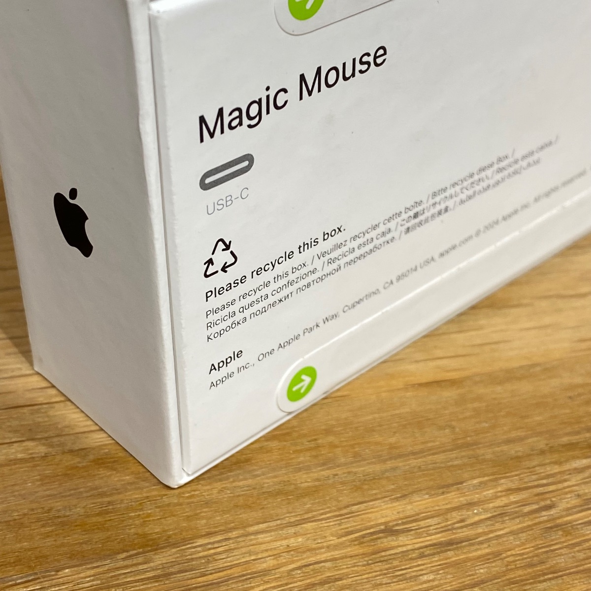 Apple Magic Mouse (USB-C) Black Multi Touch Rechargeable