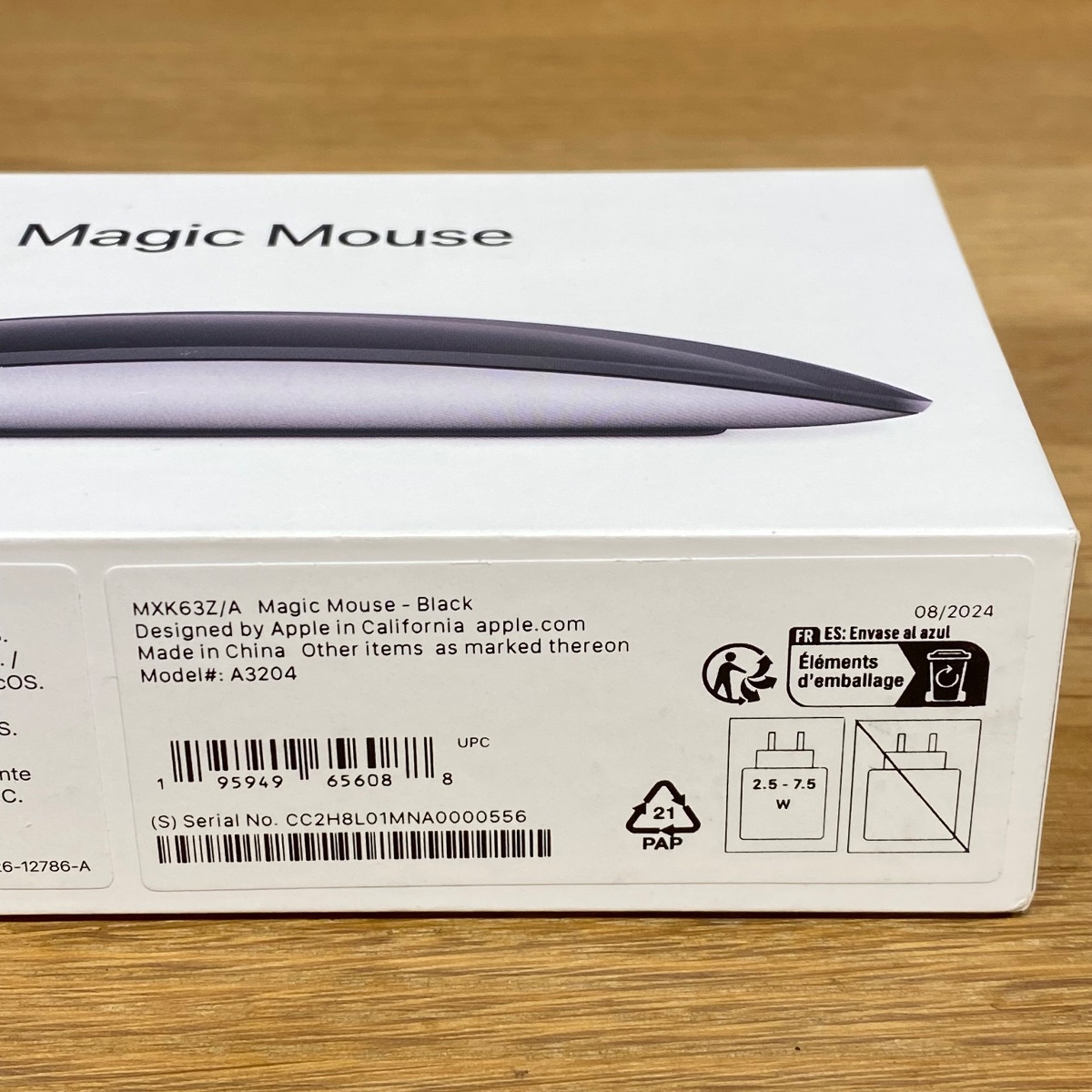 2025 Apple Magic Mouse ブラック 新品同様 Magic Mouse（USB-C）- ブラック（Multi-Touch対応） - Apple