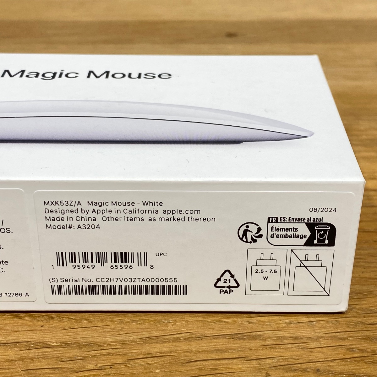 A3204 最新 Magic Mouse(USB-C) マジックマウス 白 A3204 】最新 Magic Mouse(USB-C) マジックマウス白