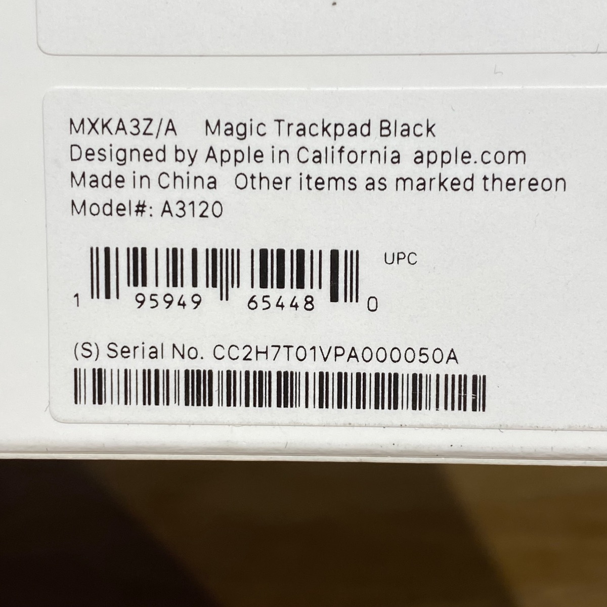 Apple Magic Trackpad 4 Black USB-C Bluetooth Mouse A3120 100% Original MXKA3Z/A 195949654480