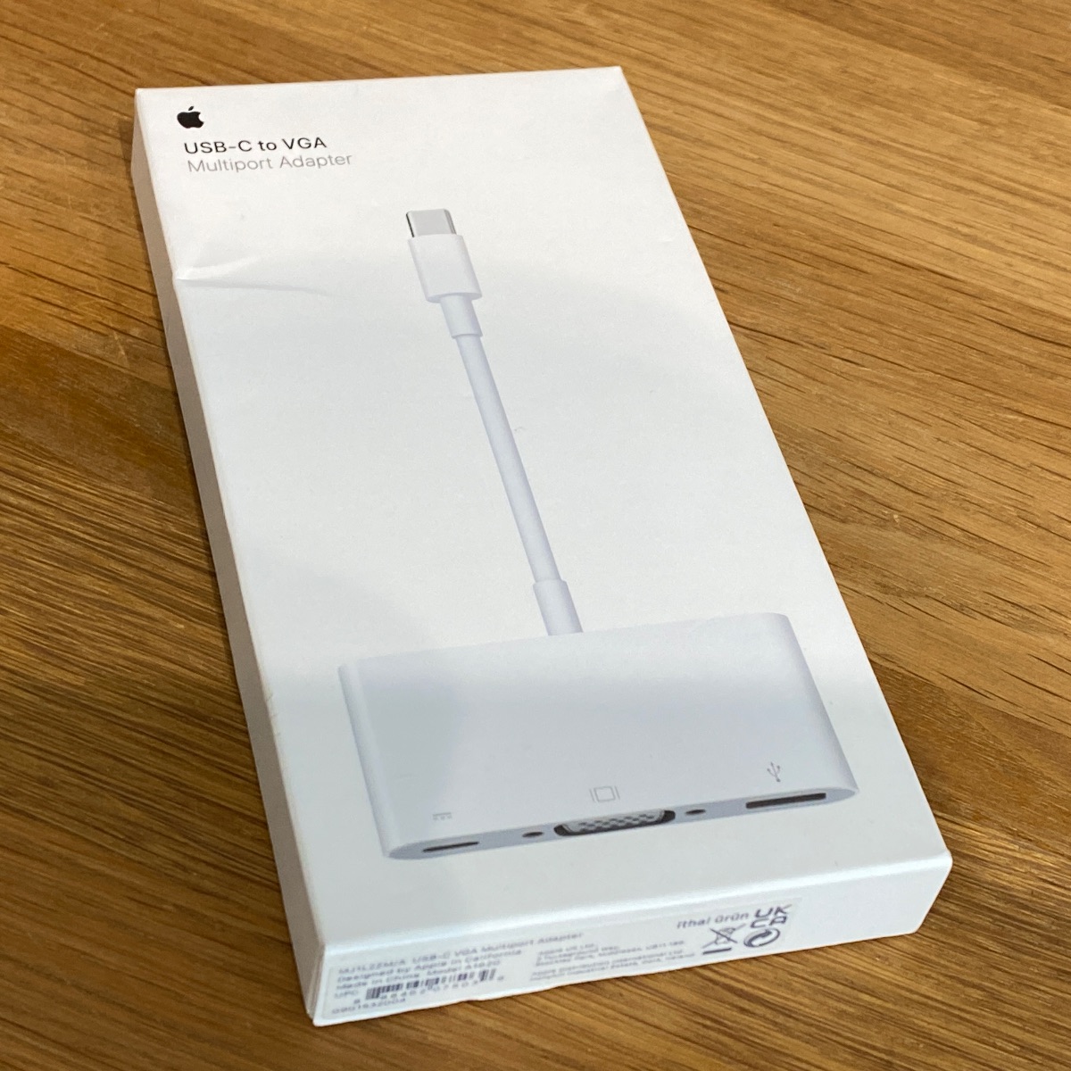 Apple USB-C To VGA Multiport AV Adapter MacBook iMac iPad iPhone 100% Original MJ1L2ZMA 0888462075039 (Brand New)