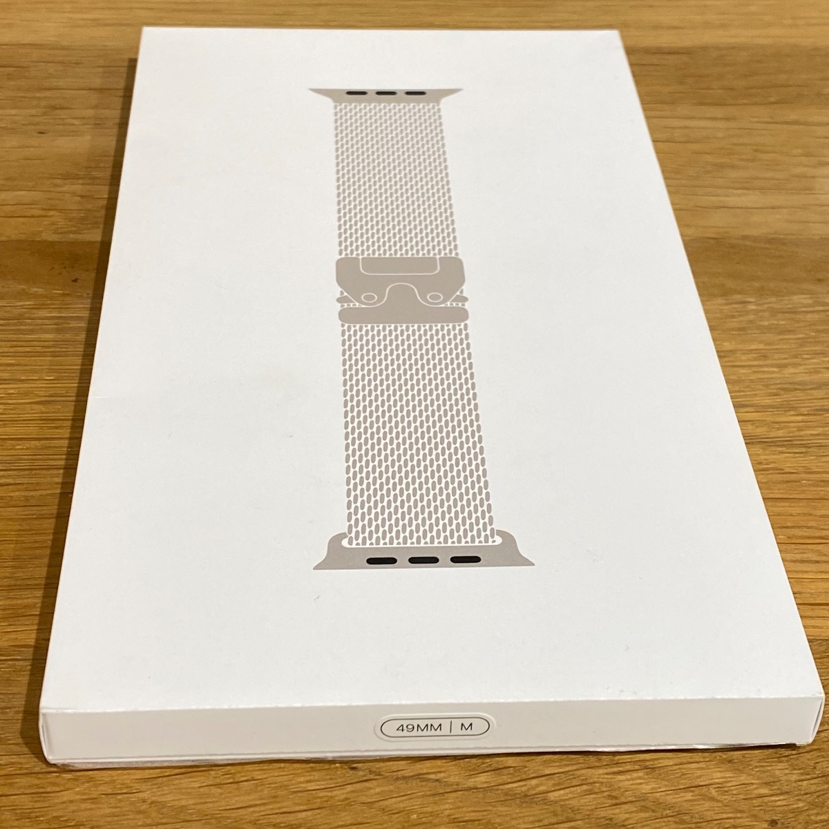 Apple Watch Natural Titanium Milanese Loop Band Strap 49mm M Medium Original MXKD3ZM/A 195949656194