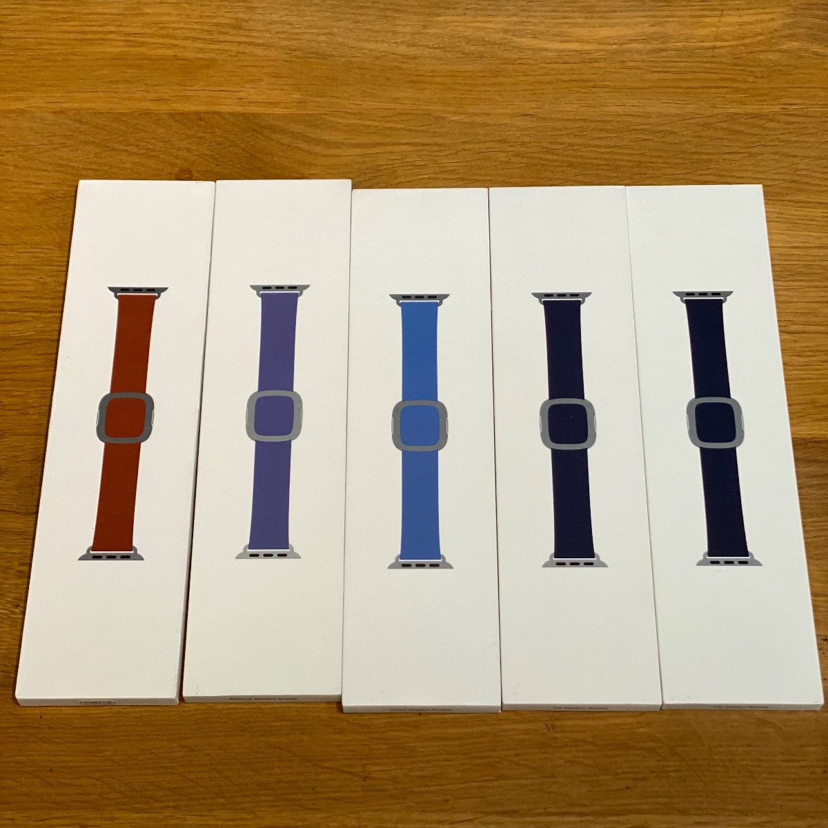 Apple Watch Strap 41mm Azure Blue Modern Buckle L Large Original MP8J3ZMA 194253287322 (Brand New)