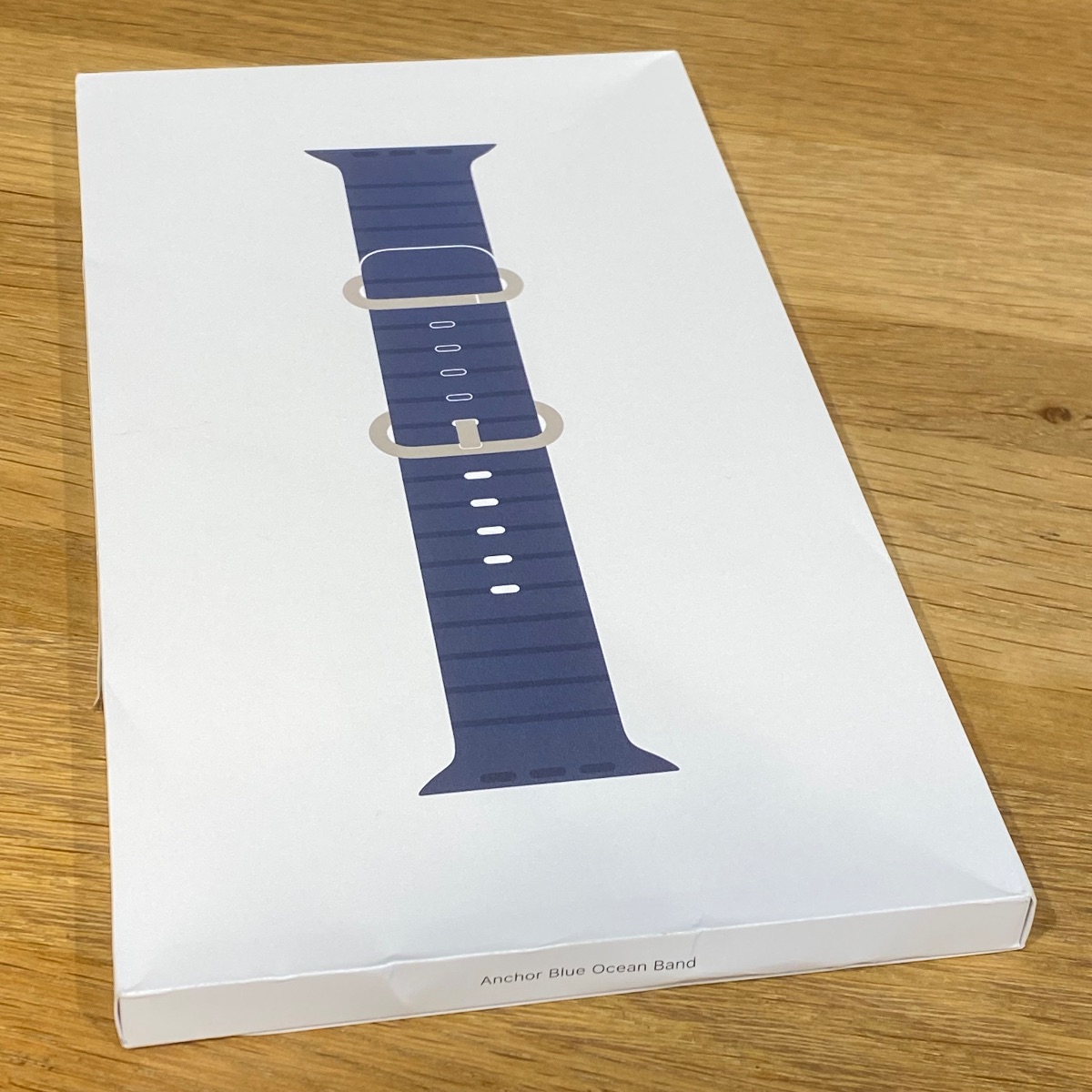 Apple Watch Strap 49mm Anchor Blue Ocean Band NaturalTitanium Finish One Size MGCC4ZM/A 195950648256 Apple Watch Strap 49mm Anchor Blue Ocean Band NaturalTitanium Finish One Size MGCC4ZM/A 195950648256