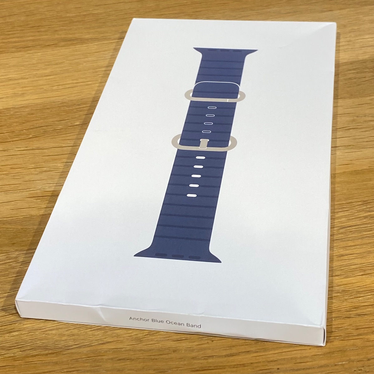Apple Watch Strap 49mm Anchor Blue Ocean Band NaturalTitanium Finish One Size MGCC4ZM/A 195950648256 Apple Watch Strap 49mm Anchor Blue Ocean Band NaturalTitanium Finish One Size MGCC4ZM/A 195950648256