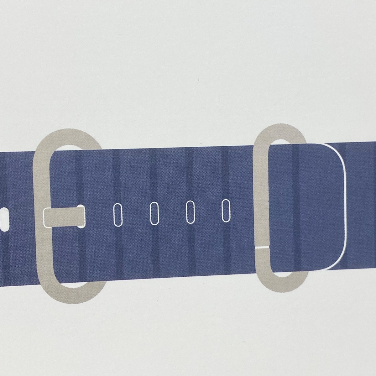 Apple Watch Strap 49mm Anchor Blue Ocean Band NaturalTitanium Finish One Size MGCC4ZM/A 195950648256 Apple Watch Strap 49mm Anchor Blue Ocean Band NaturalTitanium Finish One Size MGCC4ZM/A 195950648256