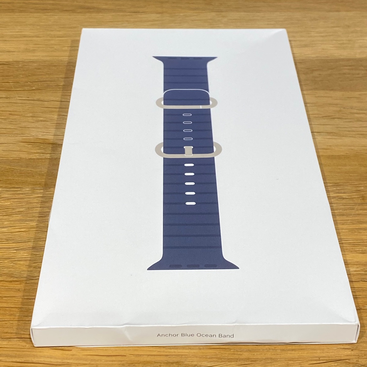 Apple Watch Strap 49mm Anchor Blue Ocean Band NaturalTitanium Finish One Size MGCC4ZM/A 195950648256 Apple Watch Strap 49mm Anchor Blue Ocean Band NaturalTitanium Finish One Size MGCC4ZM/A 195950648256