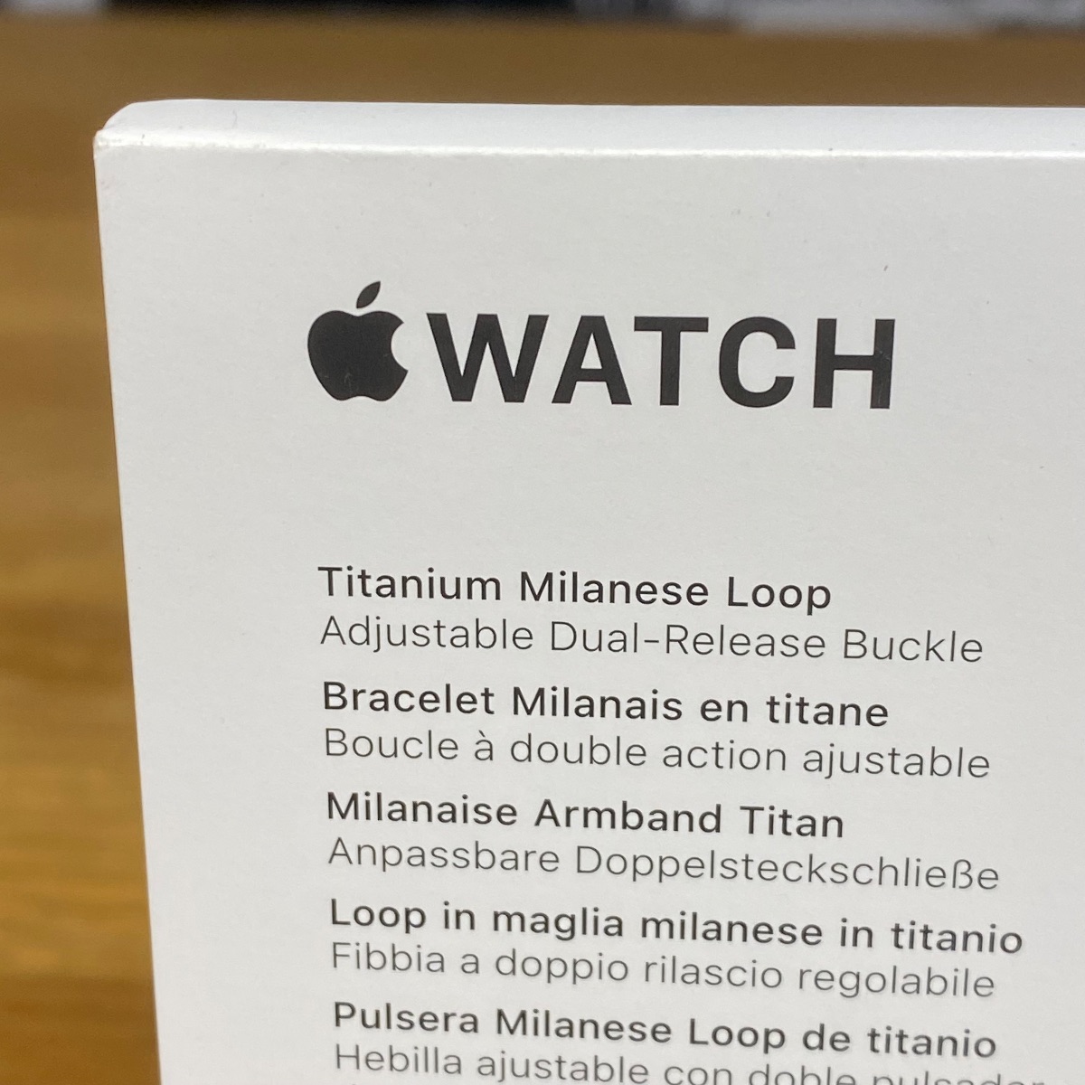 Apple Watch Strap 49mm Black Titanium Milanese Loop L Large Original MGHU4ZM/A 195950659535