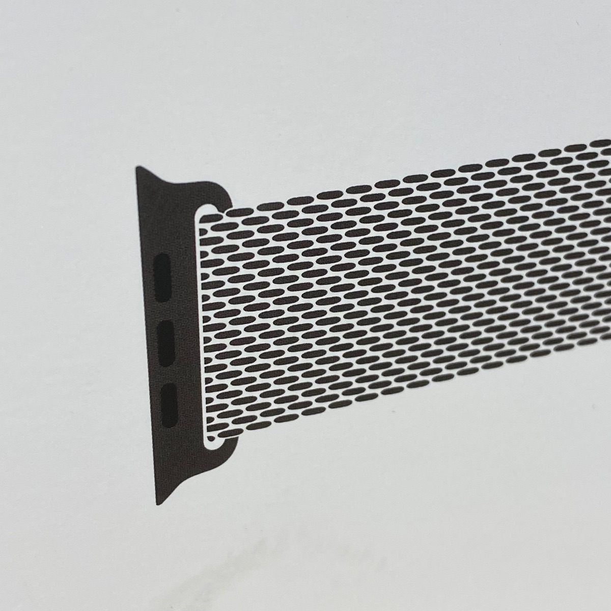 Apple Watch Strap 49mm Black Titanium Milanese Loop L Large Original MGHU4ZM/A 195950659535