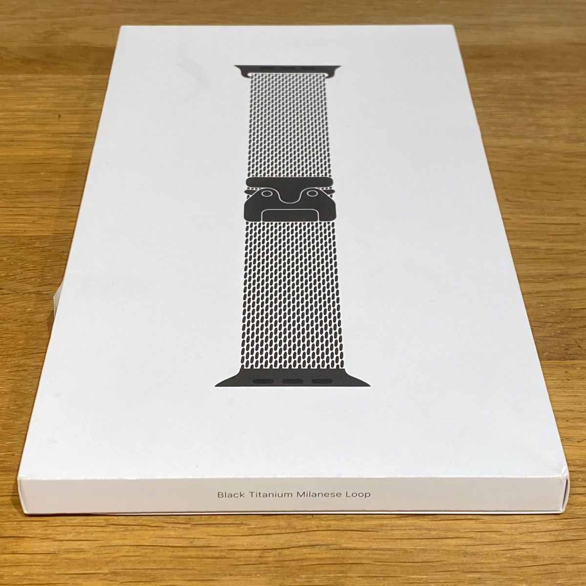 Apple Watch Strap 49mm Black Titanium Milanese Loop L Large Original MGHU4ZM/A 195950659535