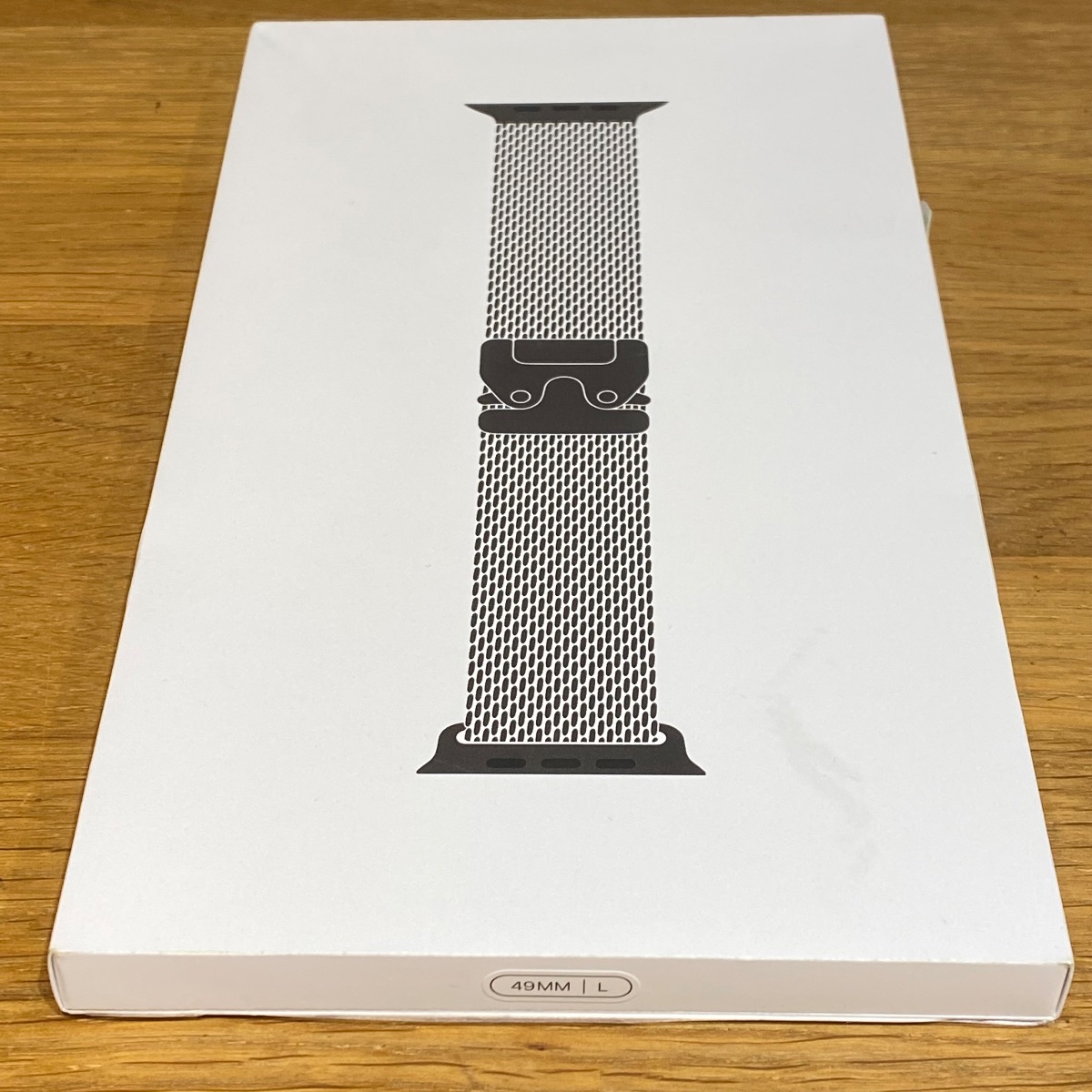 Apple Watch Strap 49mm Black Titanium Milanese Loop L Large Original MGHU4ZM/A 195950659535