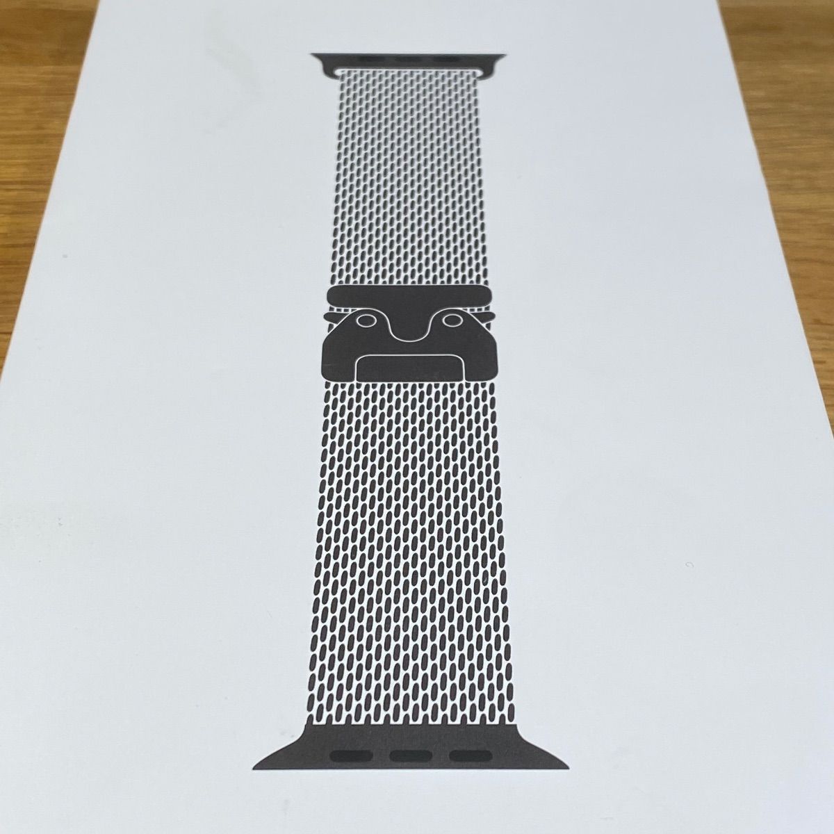 Apple Watch Strap 49mm Black Titanium Milanese Loop L Large Original MGHU4ZM/A 195950659535