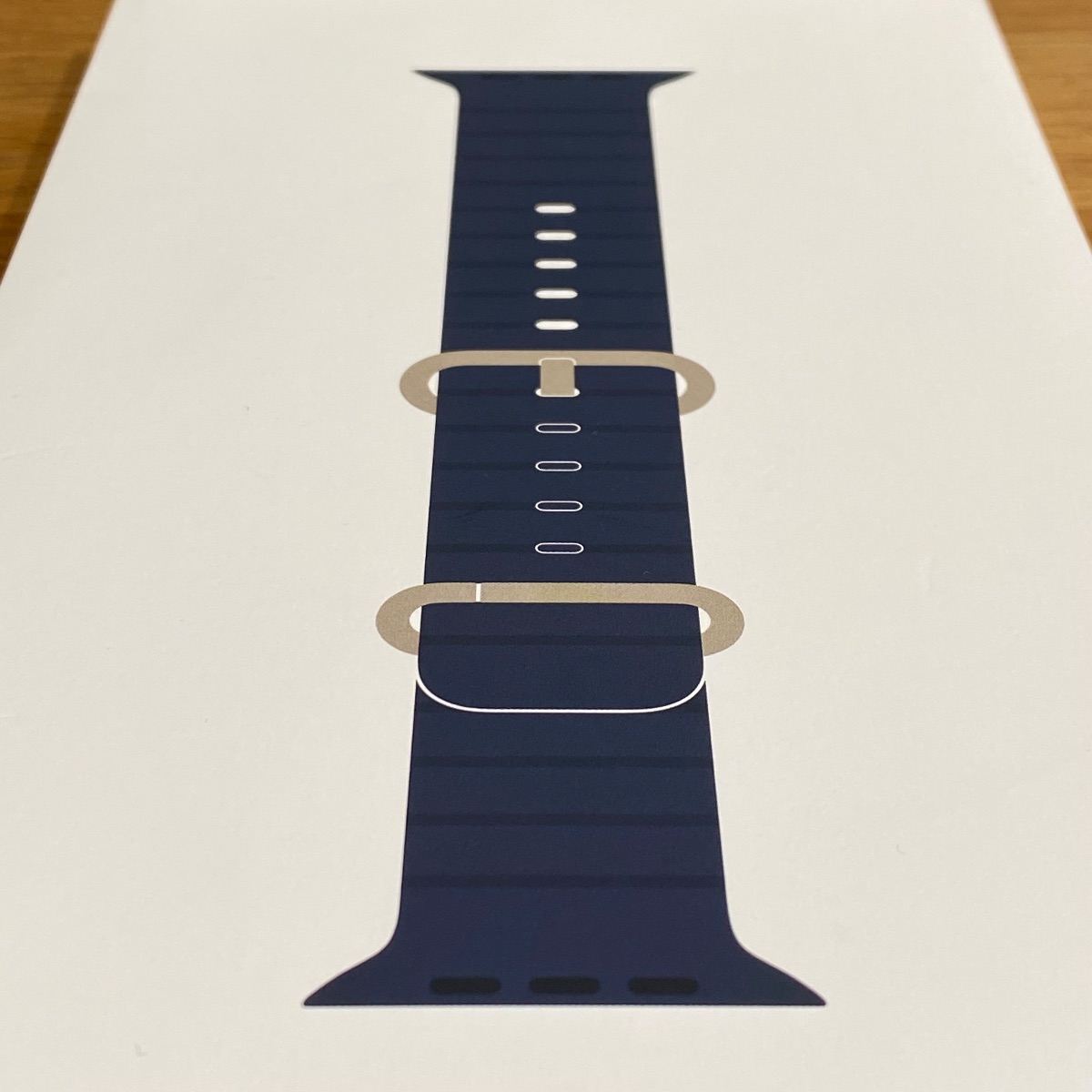 Apple Watch Strap 49mm Ocean Blue Band One Size Titanium Buckle Original Boxed MT633ZM/A 194253951315 (Brand New)