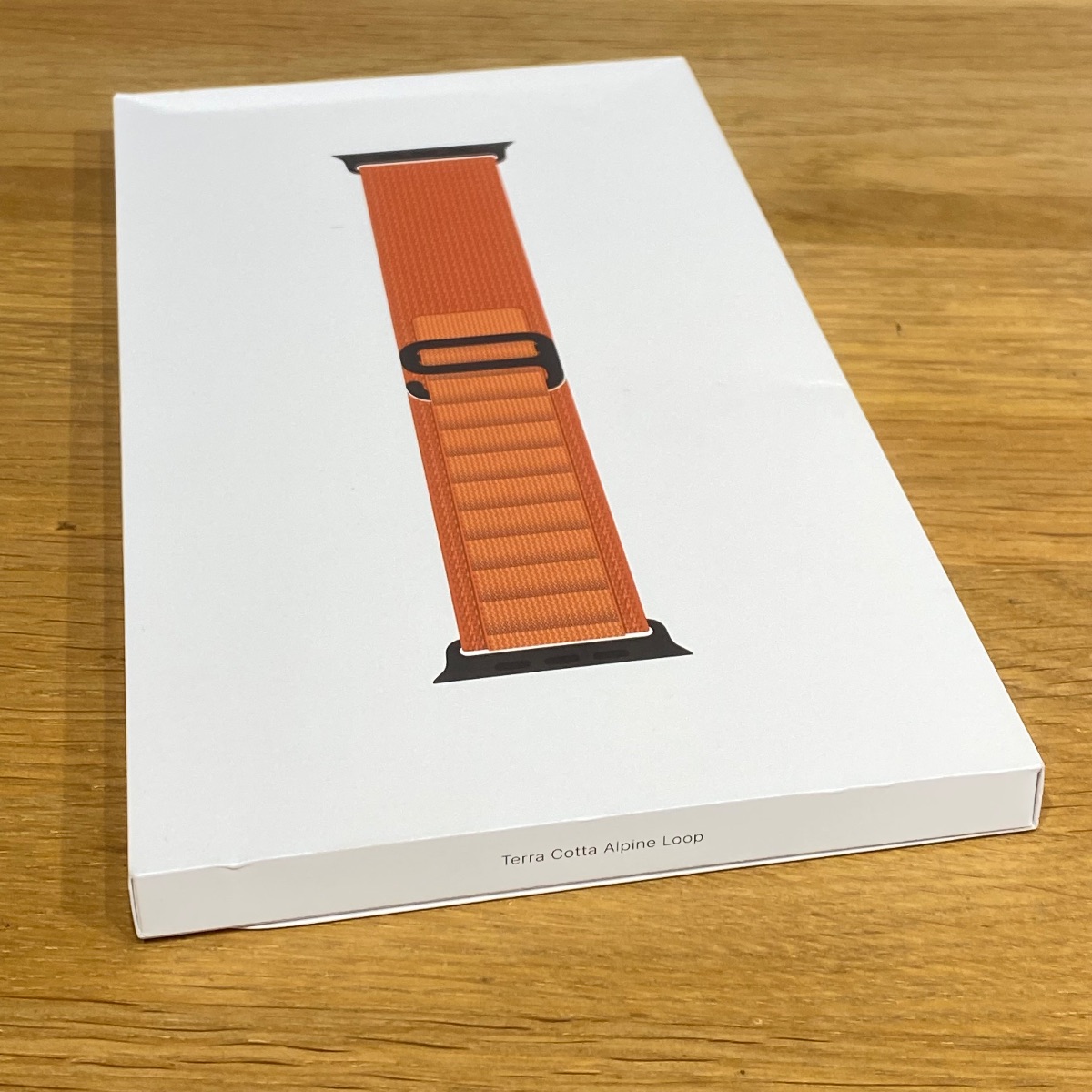 Apple Watch Strap 49mm Terracotta Alpine Loop Black Titanium Finish Medium MG9E4ZM/A 195950649338