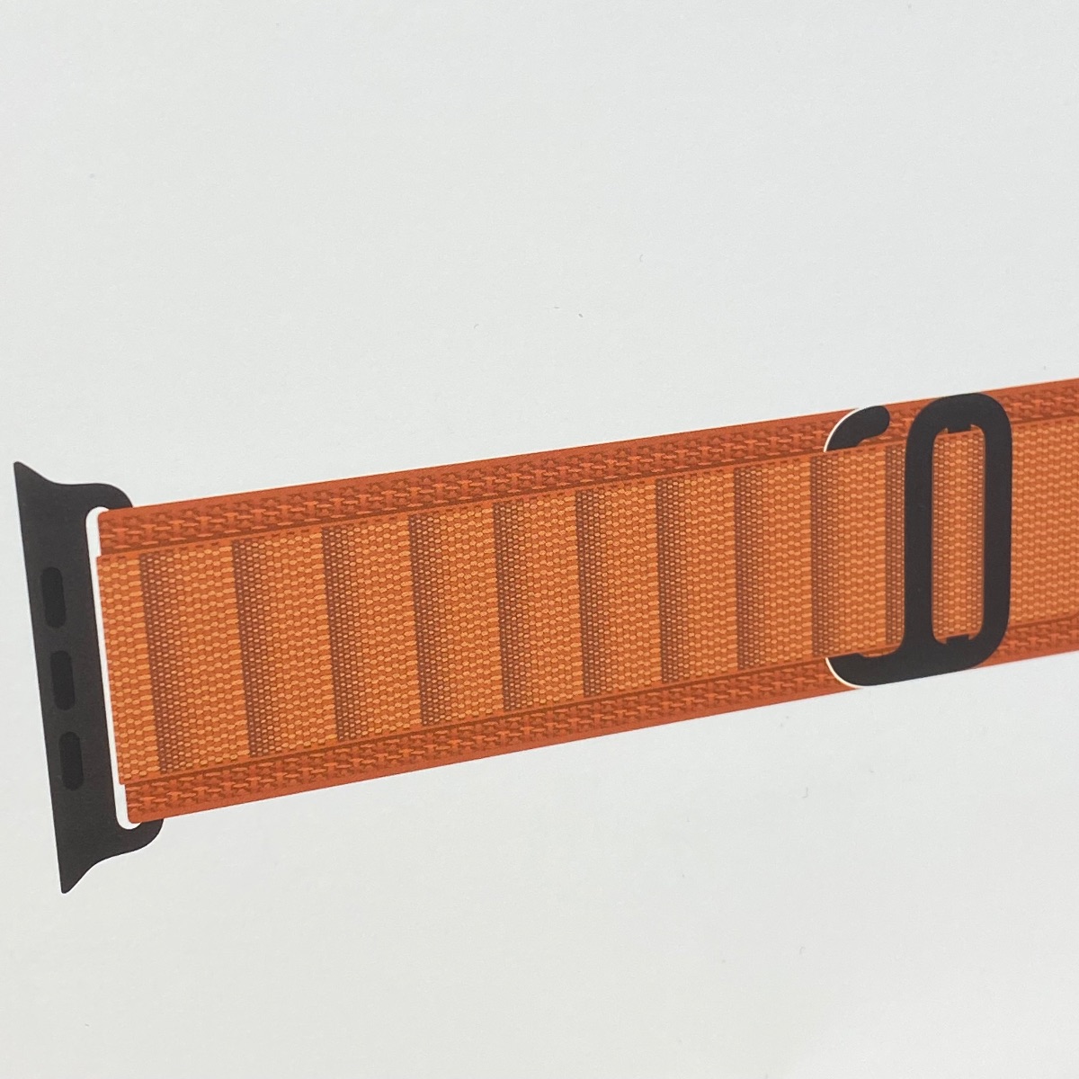 Apple Watch Strap 49mm Terracotta Alpine Loop Black Titanium Finish Medium MG9E4ZM/A 195950649338