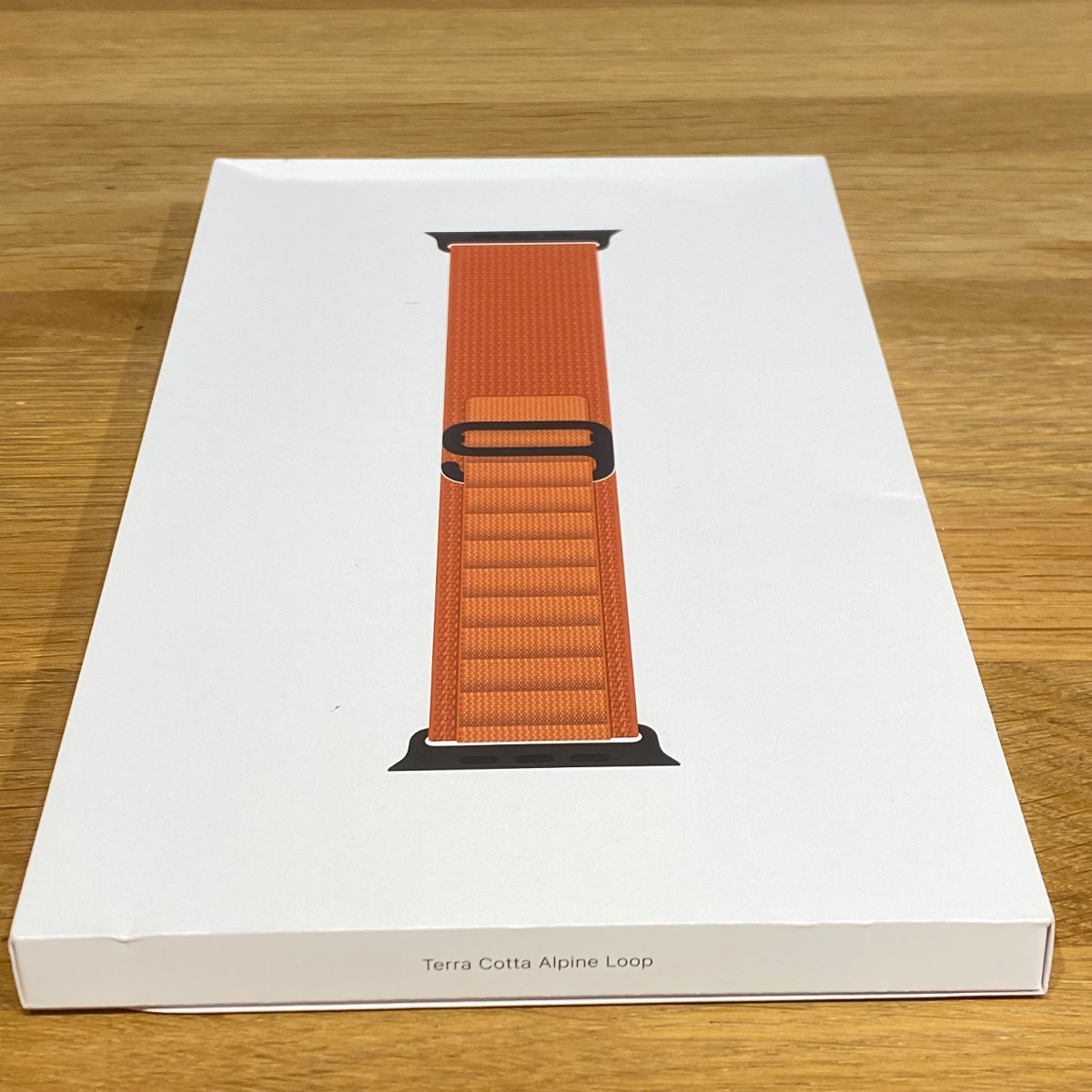 Apple Watch Strap 49mm Terracotta Alpine Loop Black Titanium Finish Medium MG9E4ZM/A 195950649338