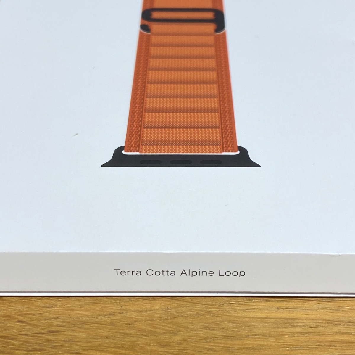 Apple Watch Strap 49mm Terracotta Alpine Loop Black Titanium Finish Medium MG9E4ZM/A 195950649338