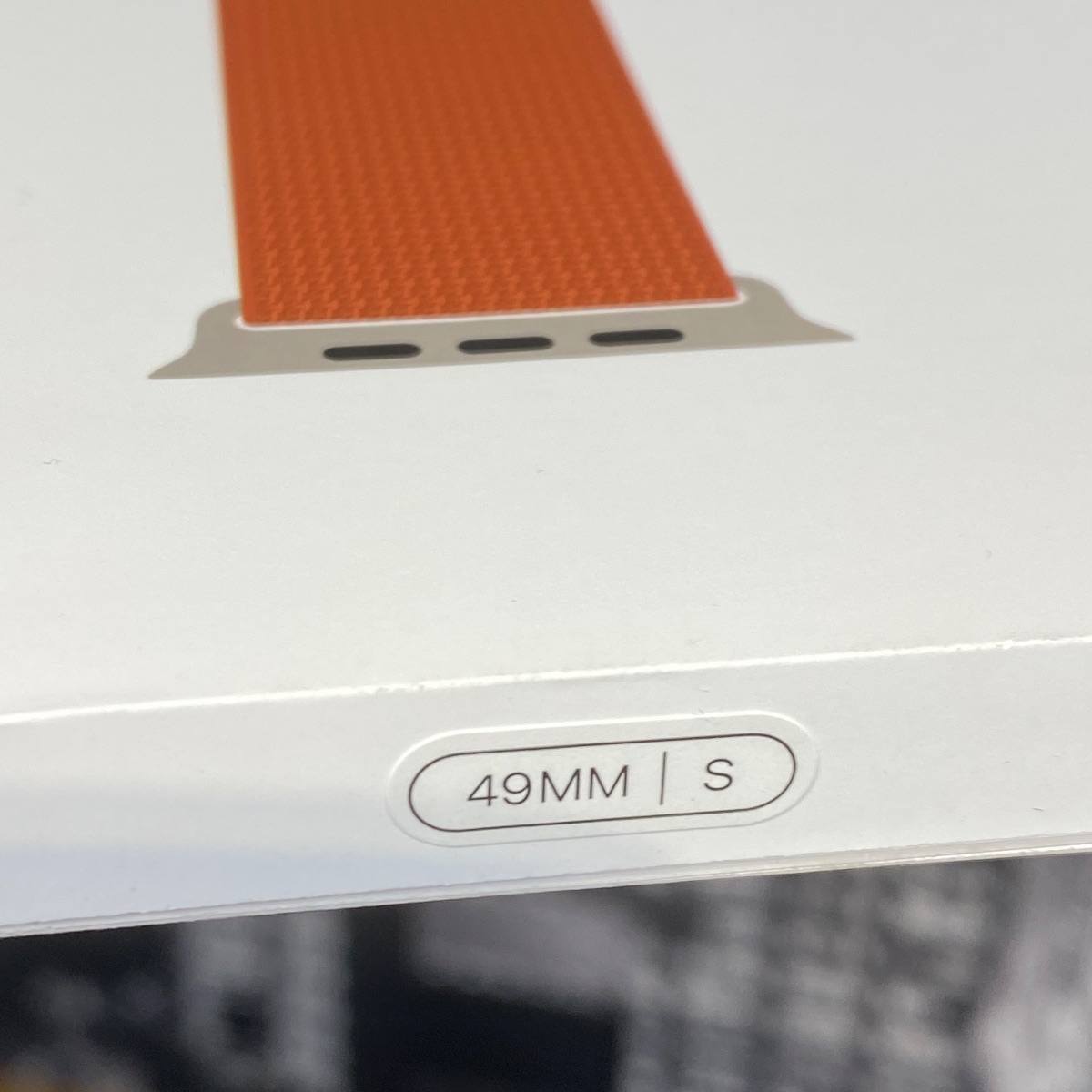Apple Watch Strap 49mm Terracotta Alpine Loop Natural Titanium Finish Small MFTA4ZM/A 195950574975