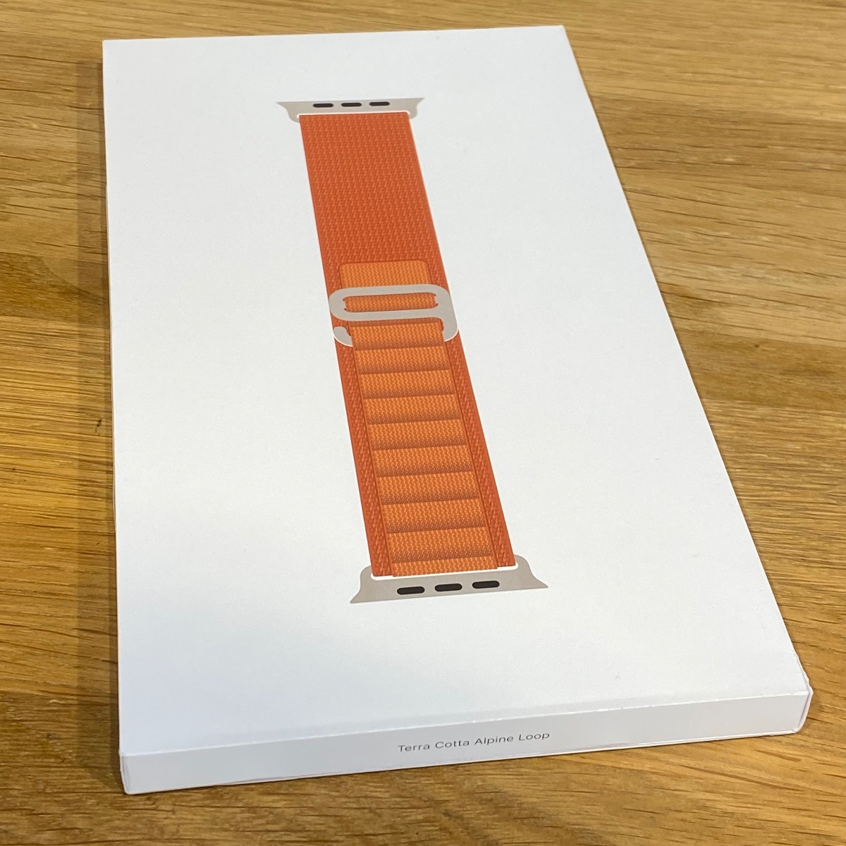Apple Watch Strap 49mm Terracotta Alpine Loop Natural Titanium Finish Small MFTA4ZM/A 195950574975