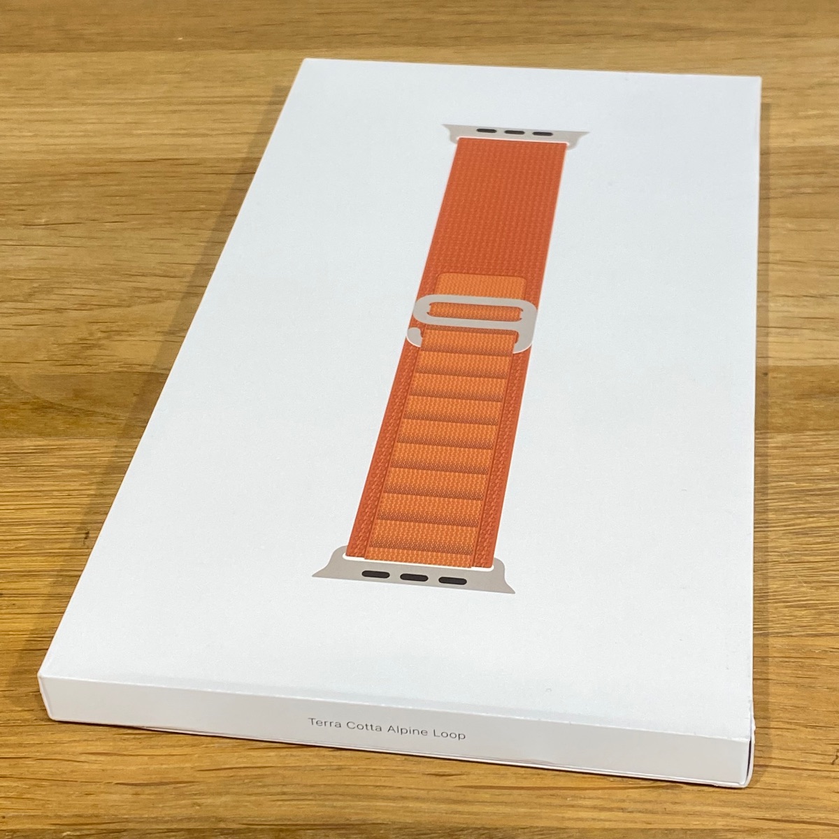 Apple Watch Strap 49mm Terracotta Alpine Loop Natural Titanium Finish Small MFTA4ZM/A 195950574975