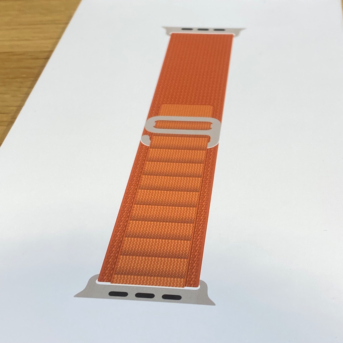 Apple Watch Strap 49mm Terracotta Alpine Loop Natural Titanium Finish Small MFTA4ZM/A 195950574975