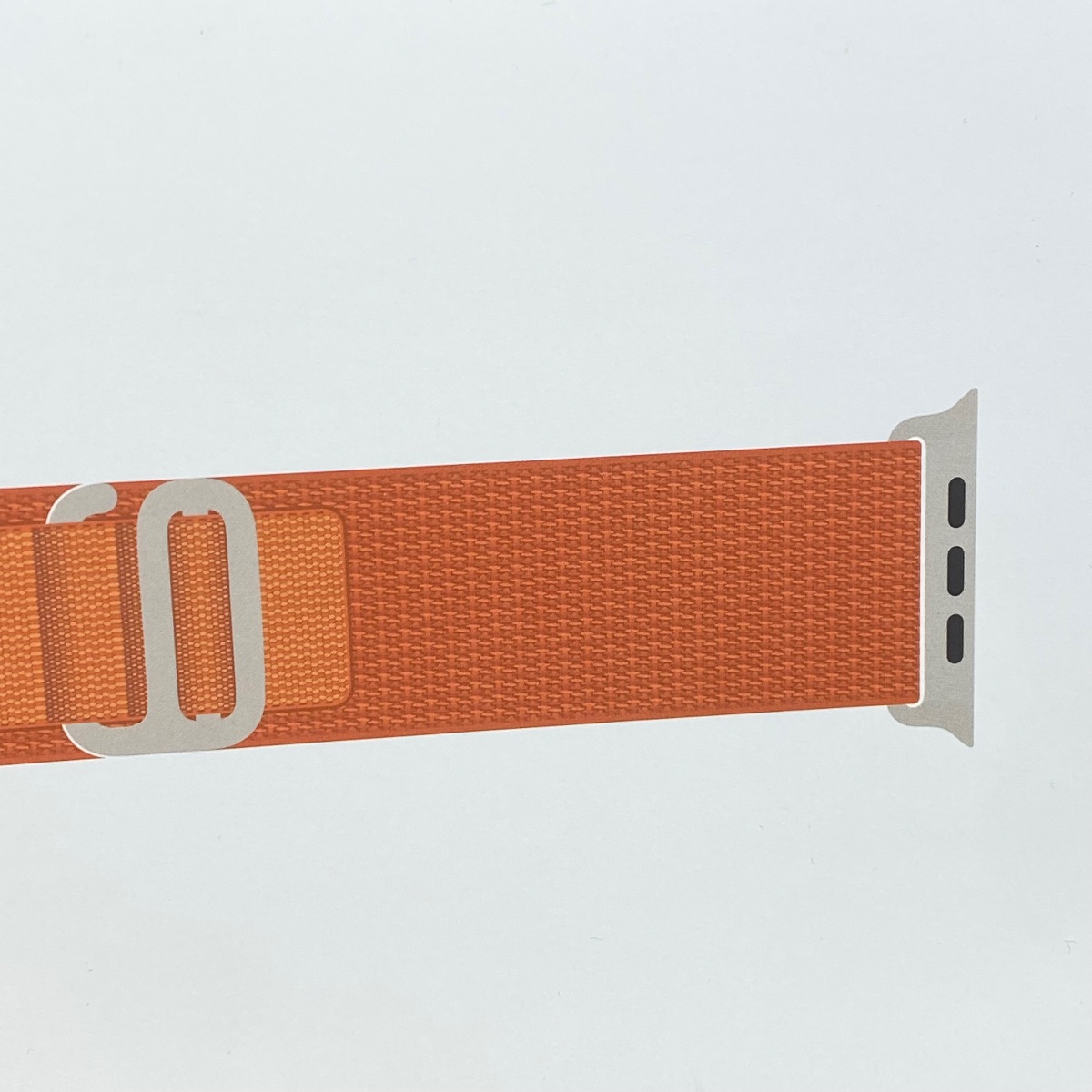 Apple Watch Strap 49mm Terracotta Alpine Loop Natural Titanium Finish Small MFTA4ZM/A 195950574975