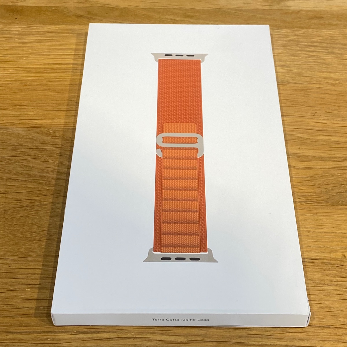 Apple Watch Strap 49mm Terracotta Alpine Loop Natural Titanium Finish Small MFTA4ZM/A 195950574975